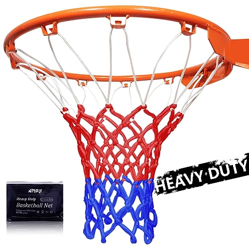 Gosports Basketball Net Replacement With 12 Loops - Heavy Duty for Indoor & Outdoor Hoops, Rim Not Included