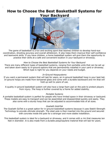 How Much a Basketball Hoop Cost